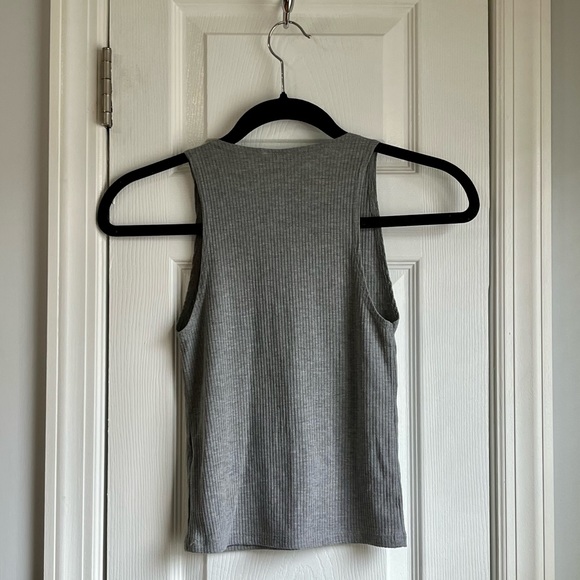 Topshop Ribbed Tank Top - Picture 2 of 3